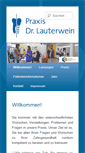 Mobile Screenshot of praxis-lauterwein.de